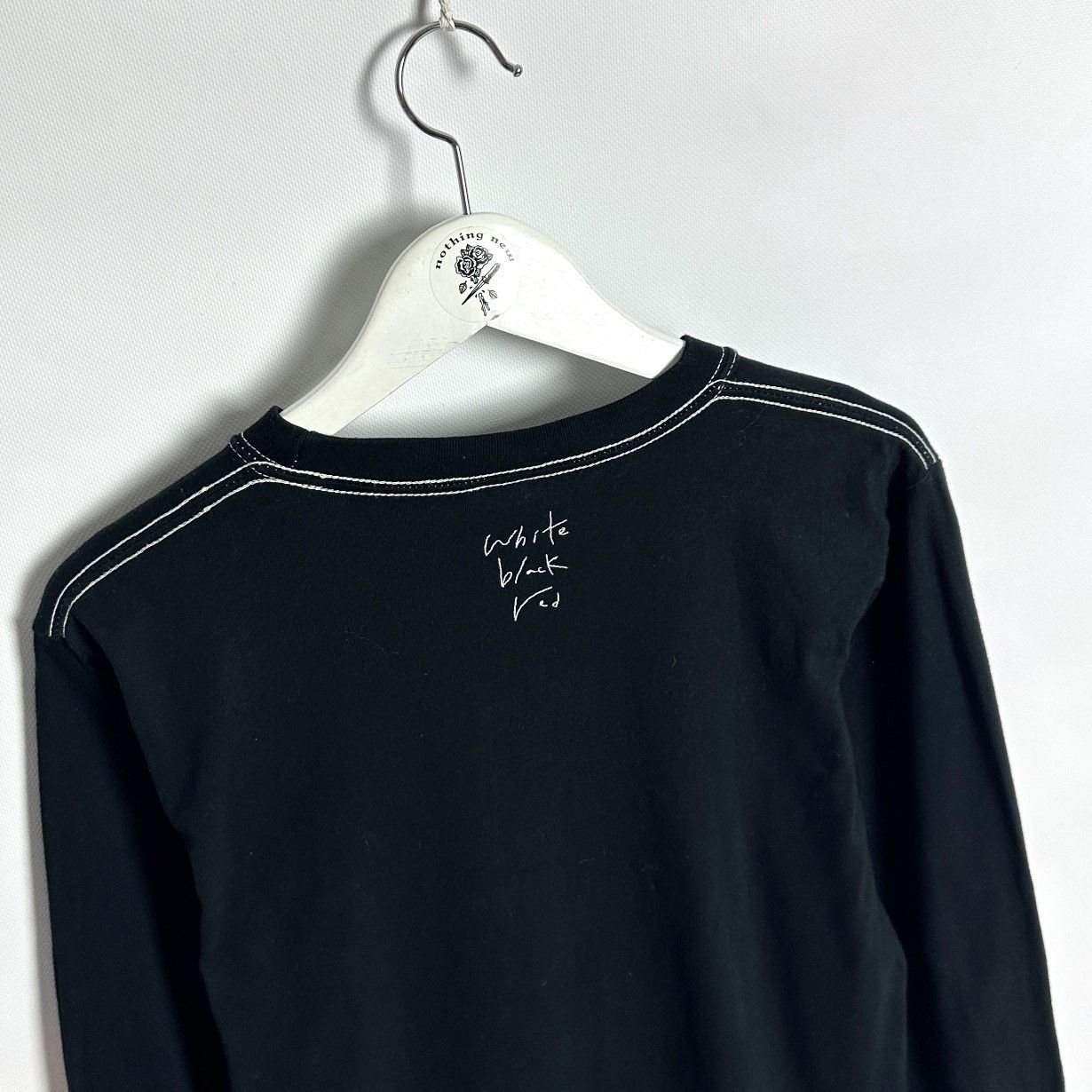 Vintage Vintage rare Japanese White Black Red rare sweatshirt y2k Og Size US M / EU 48-50 / 2 - 2 Thumbnail