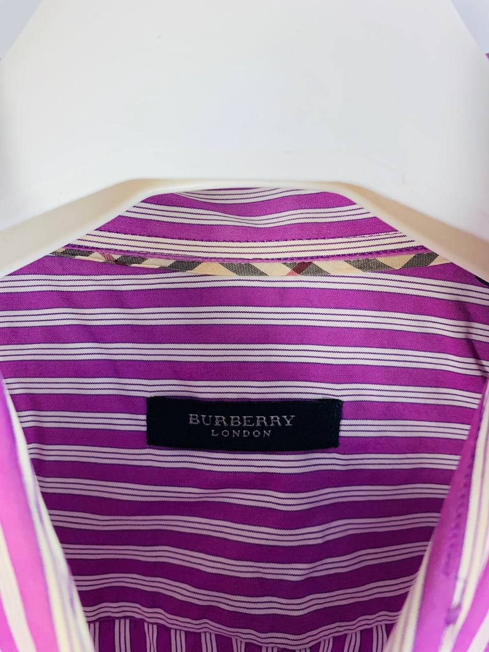 Burberry Burberry shirt button ups striped cotton 45 Size US M / EU 48-50 / 2 - 7 Thumbnail