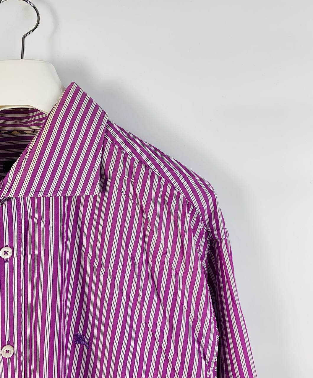 Burberry Burberry shirt button ups striped cotton 45 Size US M / EU 48-50 / 2 - 4 Thumbnail
