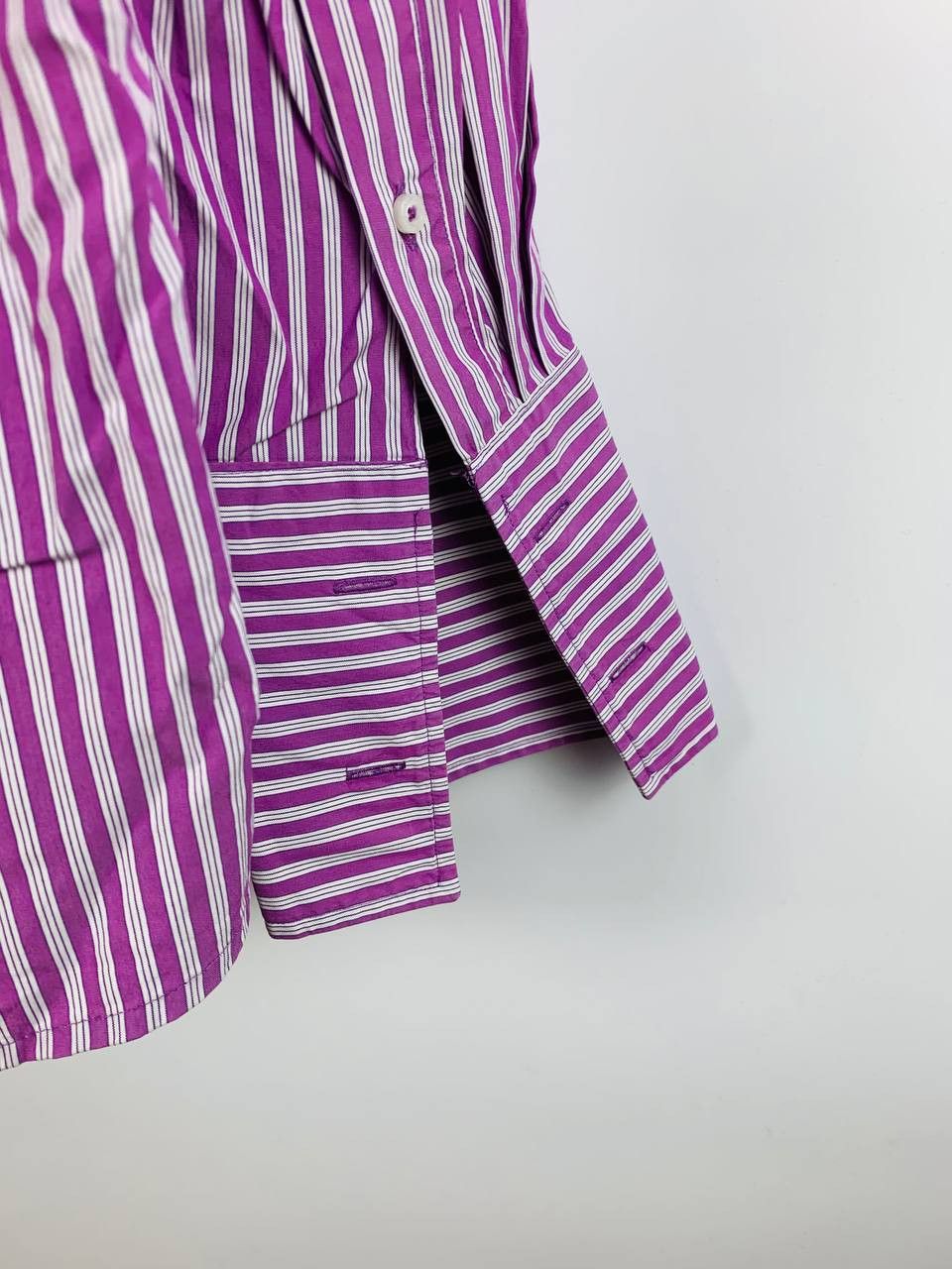 Burberry Burberry shirt button ups striped cotton 45 Size US M / EU 48-50 / 2 - 12 Thumbnail