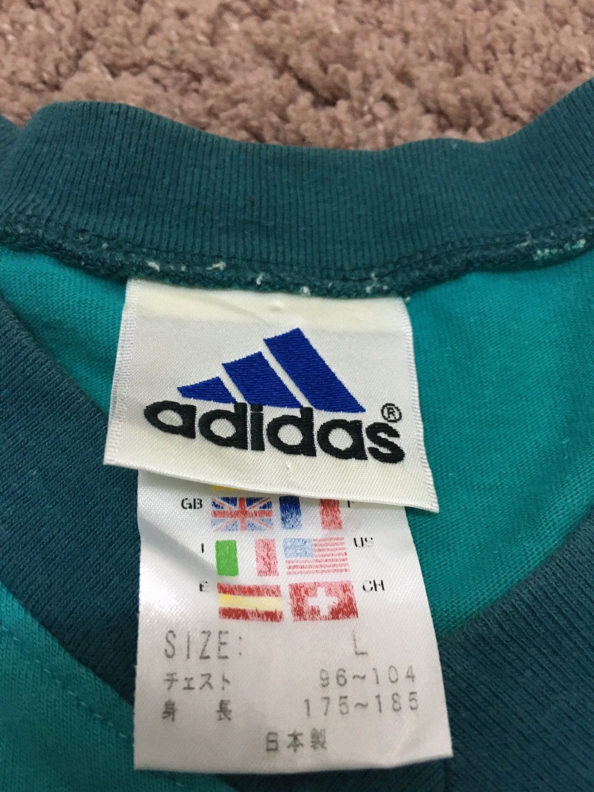 Adidas vintage 90s embroidery equipment logo Size US L / EU 52-54 / 3 - 2 Thumbnail