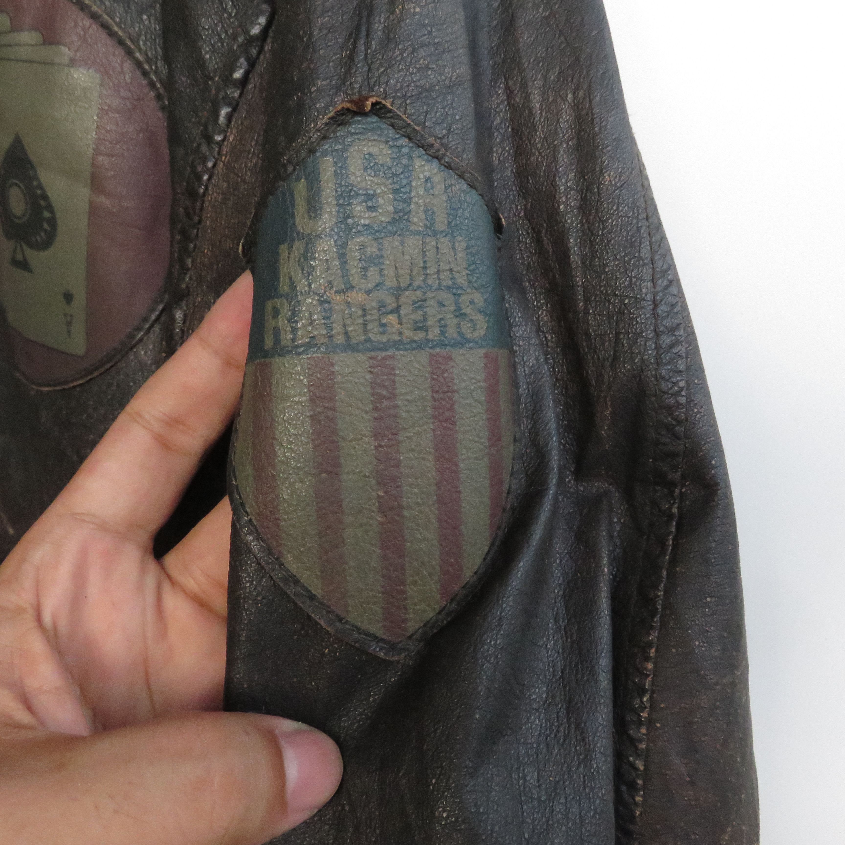 Vintage Vintage 70's US World War Leather Jacket Size US M / EU 48-50 / 2 - 9 Thumbnail