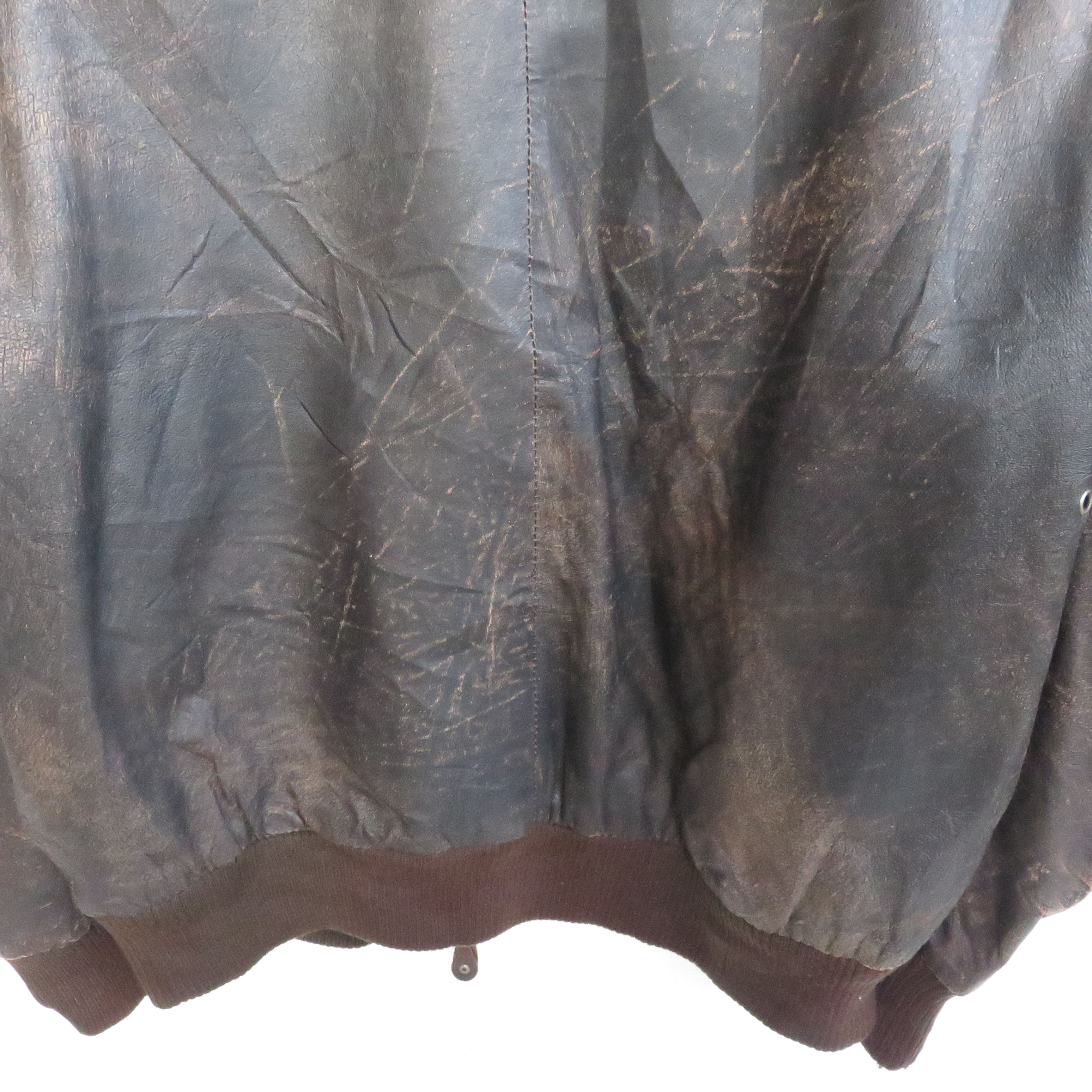 Vintage Vintage 70's US World War Leather Jacket Size US M / EU 48-50 / 2 - 19 Thumbnail