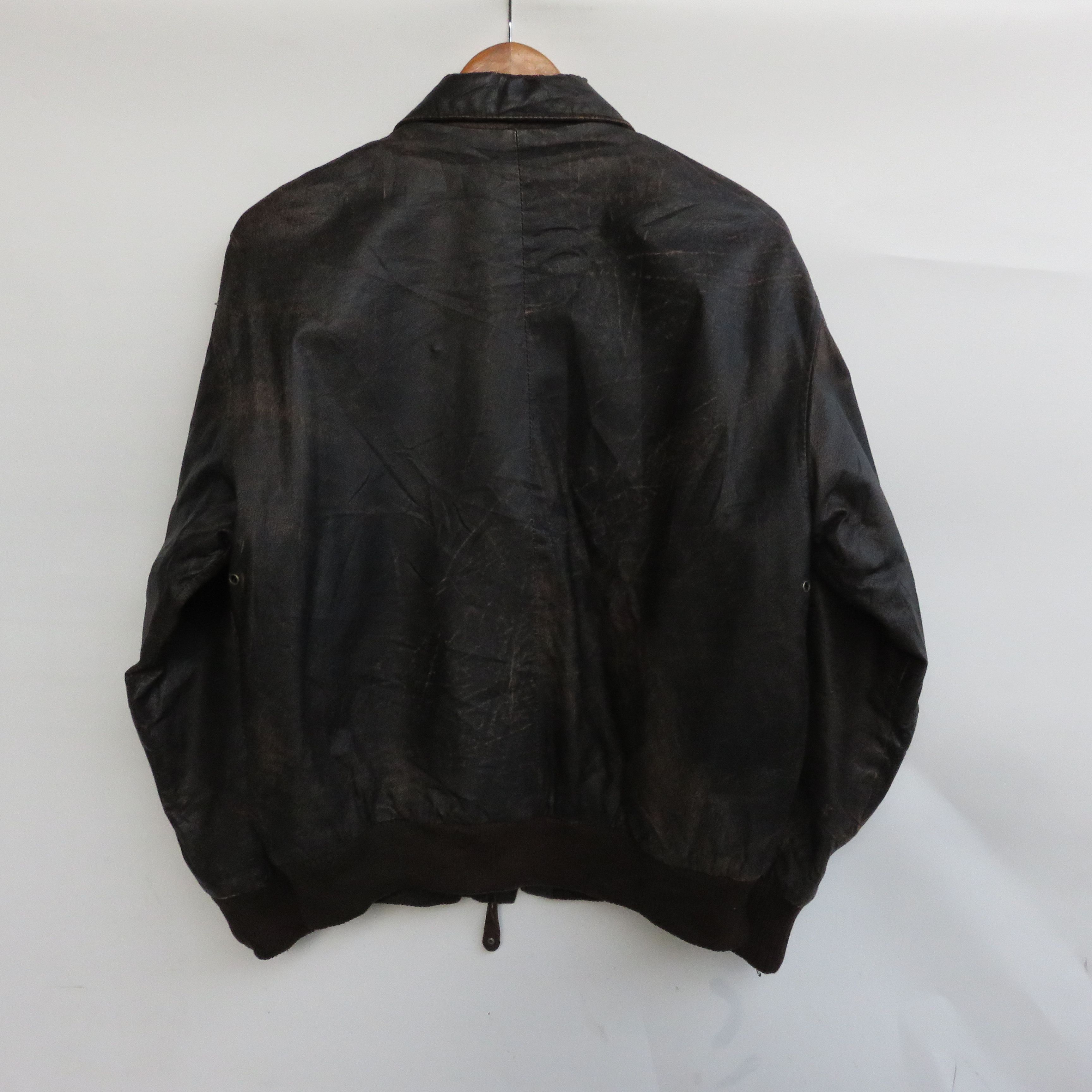 Vintage Vintage 70's US World War Leather Jacket Size US M / EU 48-50 / 2 - 17 Thumbnail