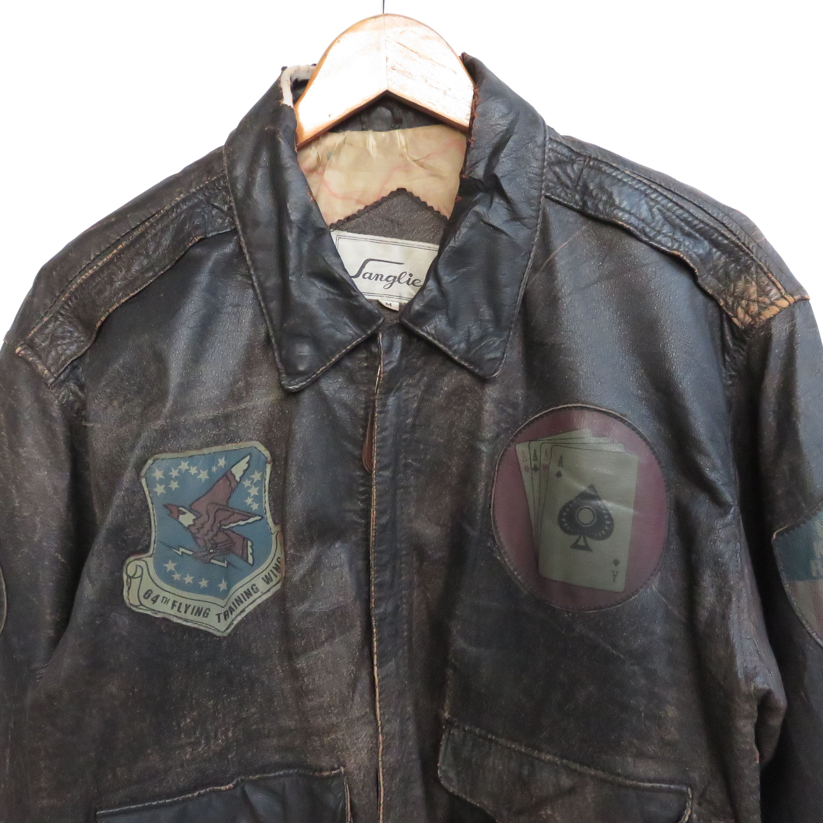 Vintage Vintage 70's US World War Leather Jacket Size US M / EU 48-50 / 2 - 10 Thumbnail
