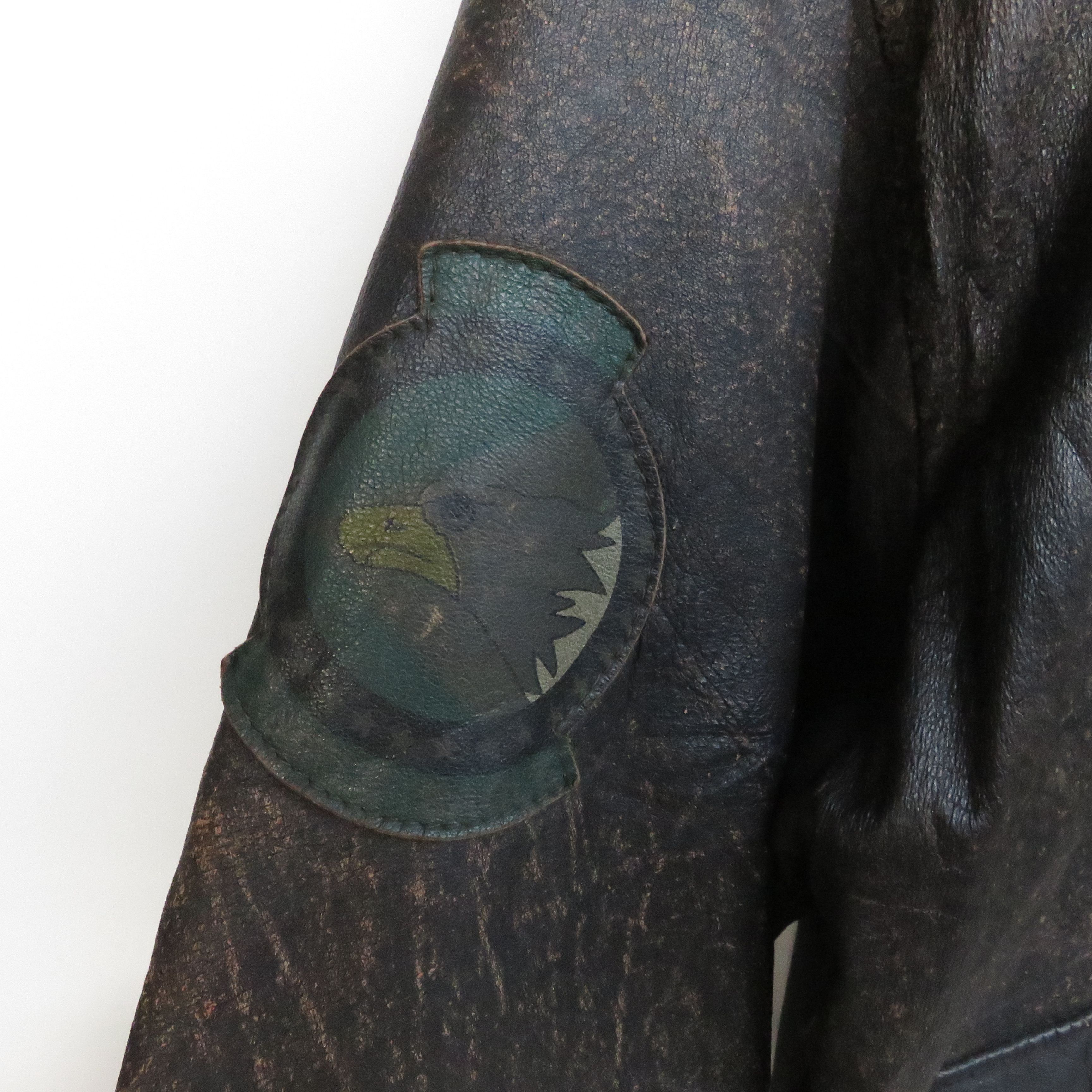 Vintage Vintage 70's US World War Leather Jacket Size US M / EU 48-50 / 2 - 8 Thumbnail