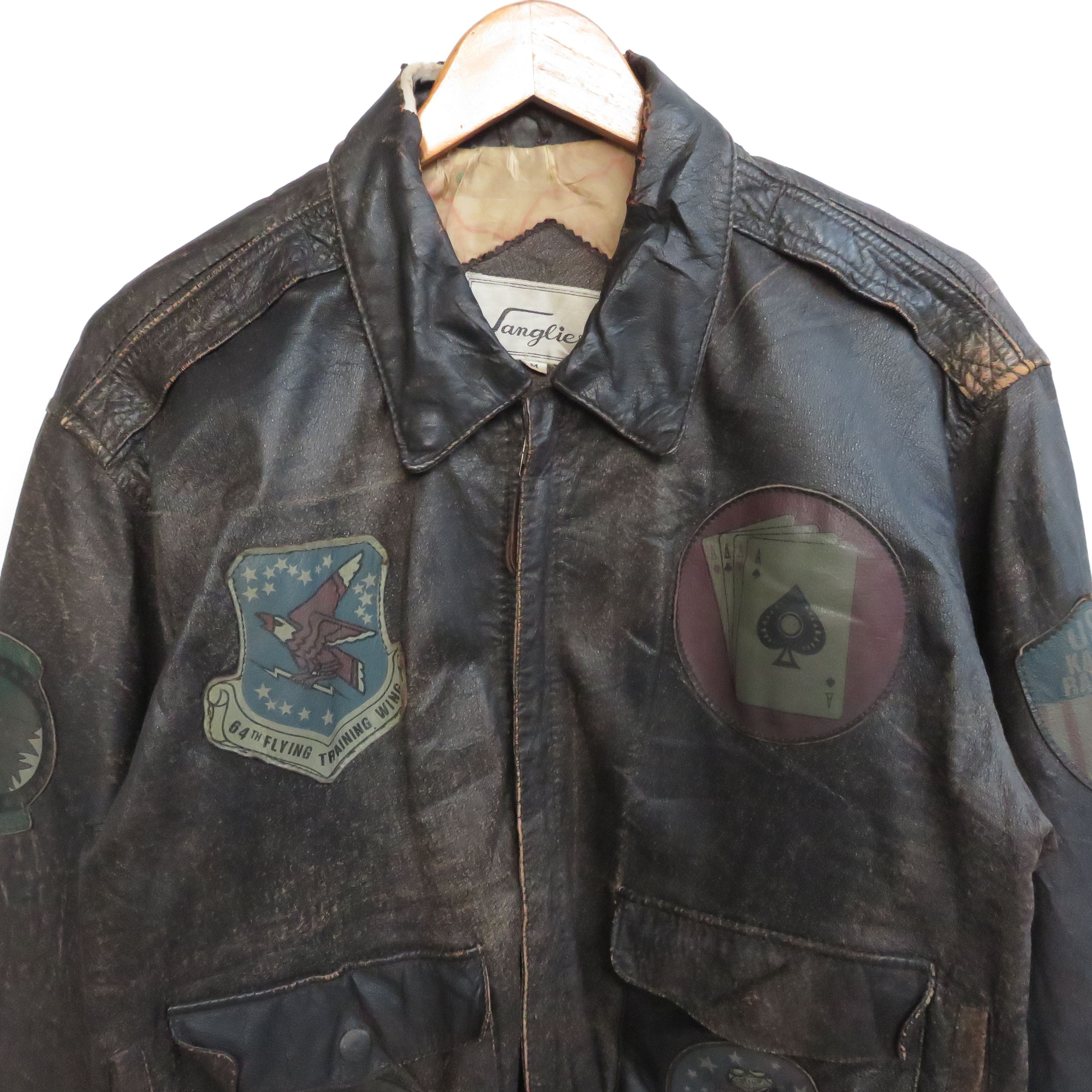 Vintage Vintage 70's US World War Leather Jacket Size US M / EU 48-50 / 2 - 3 Thumbnail