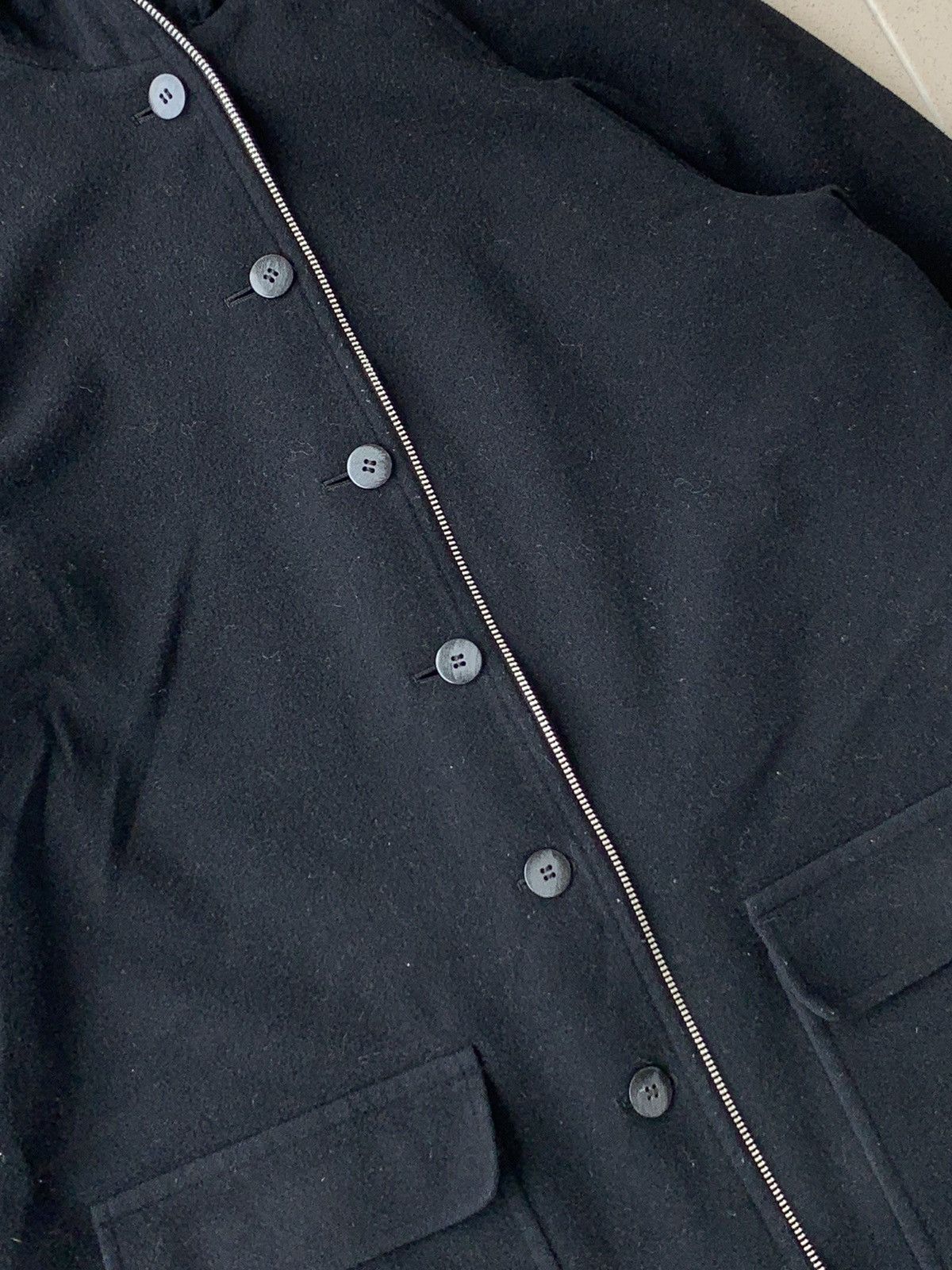 Jean Paul Gaultier Jean Paul Gaultier Full Zipper Wool Long Jacket Hoodie Size US M / EU 48-50 / 2 - 5 Thumbnail