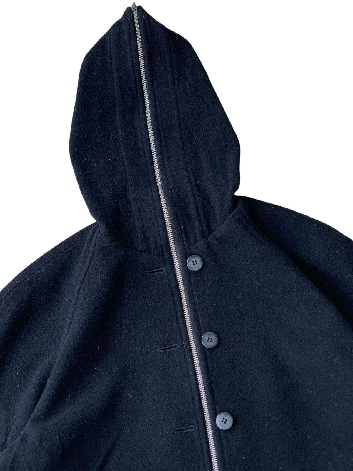 Jean Paul Gaultier Jean Paul Gaultier Full Zipper Wool Long Jacket Hoodie Size US M / EU 48-50 / 2 - 4 Thumbnail