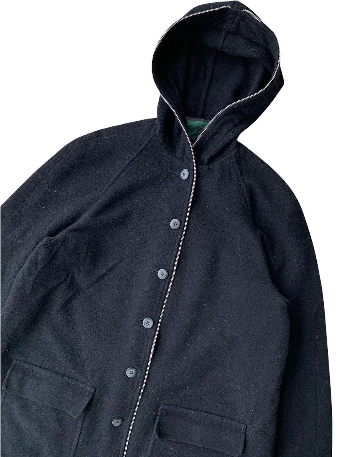Jean Paul Gaultier Jean Paul Gaultier Full Zipper Wool Long Jacket Hoodie Size US M / EU 48-50 / 2 - 3 Thumbnail