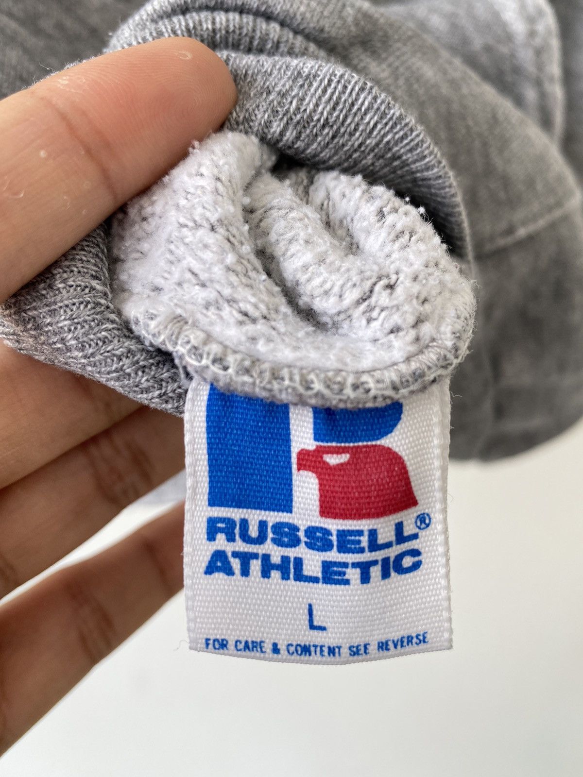 Russell Athletic Vintage 90s Russell Athletic Pullover Hoodies Size US L / EU 52-54 / 3 - 11 Thumbnail