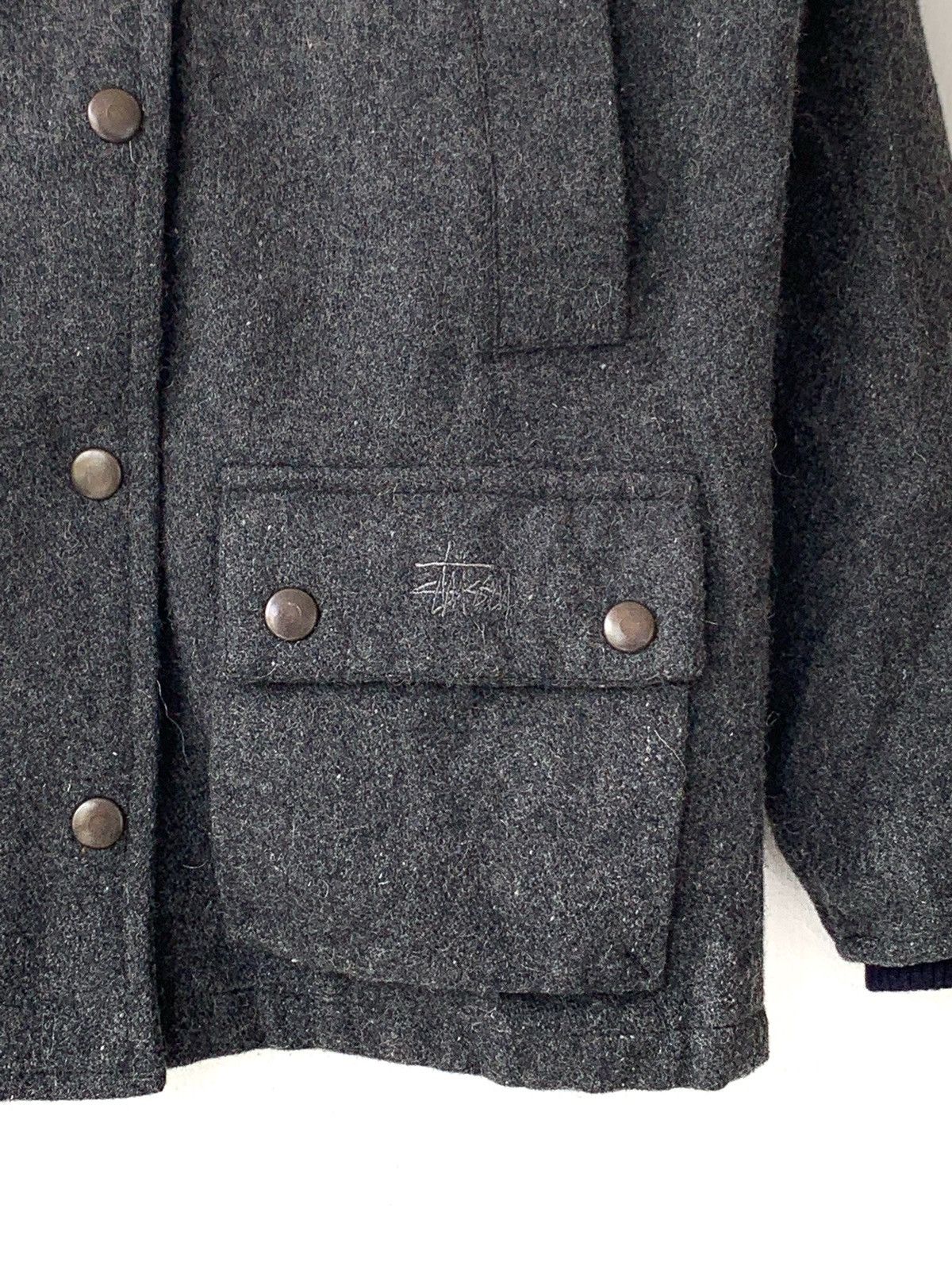Stussy Vintage Stussy Velvet Collar Wool Jacket Size XS / US 0-2 / IT 36-38 - 3 Thumbnail