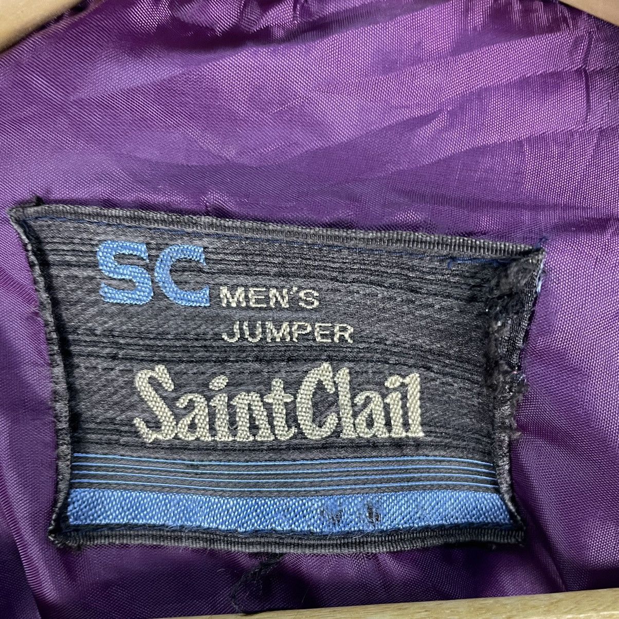 Japanese Brand ❄️SAINT CLAIL Acrylic Varsity Zipper Jacket Size US M / EU 48-50 / 2 - 10 Thumbnail