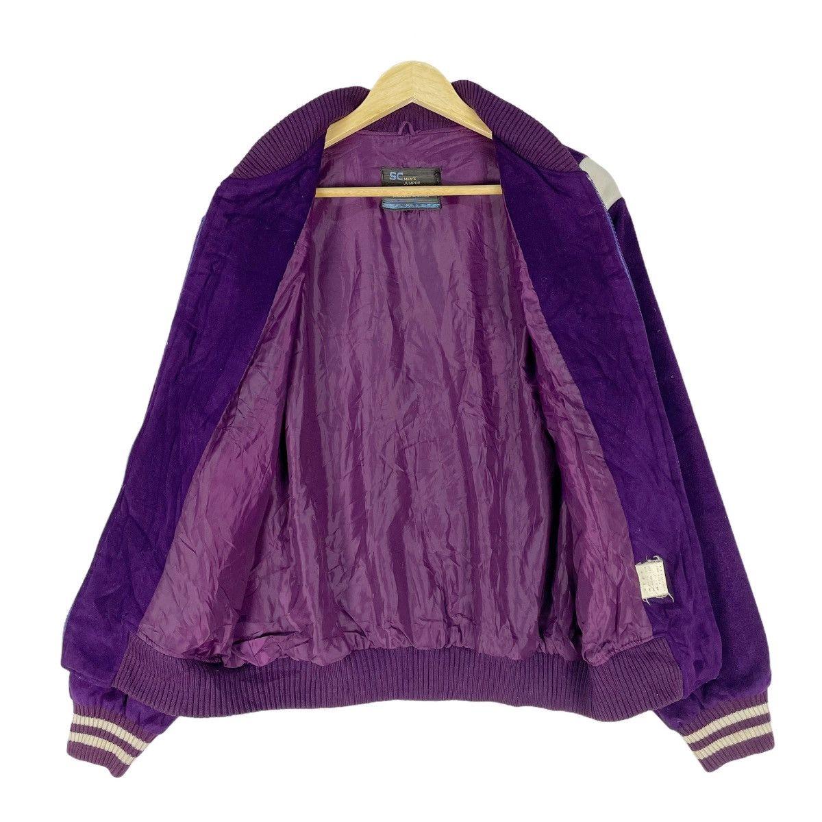 Japanese Brand ❄️SAINT CLAIL Acrylic Varsity Zipper Jacket Size US M / EU 48-50 / 2 - 7 Thumbnail