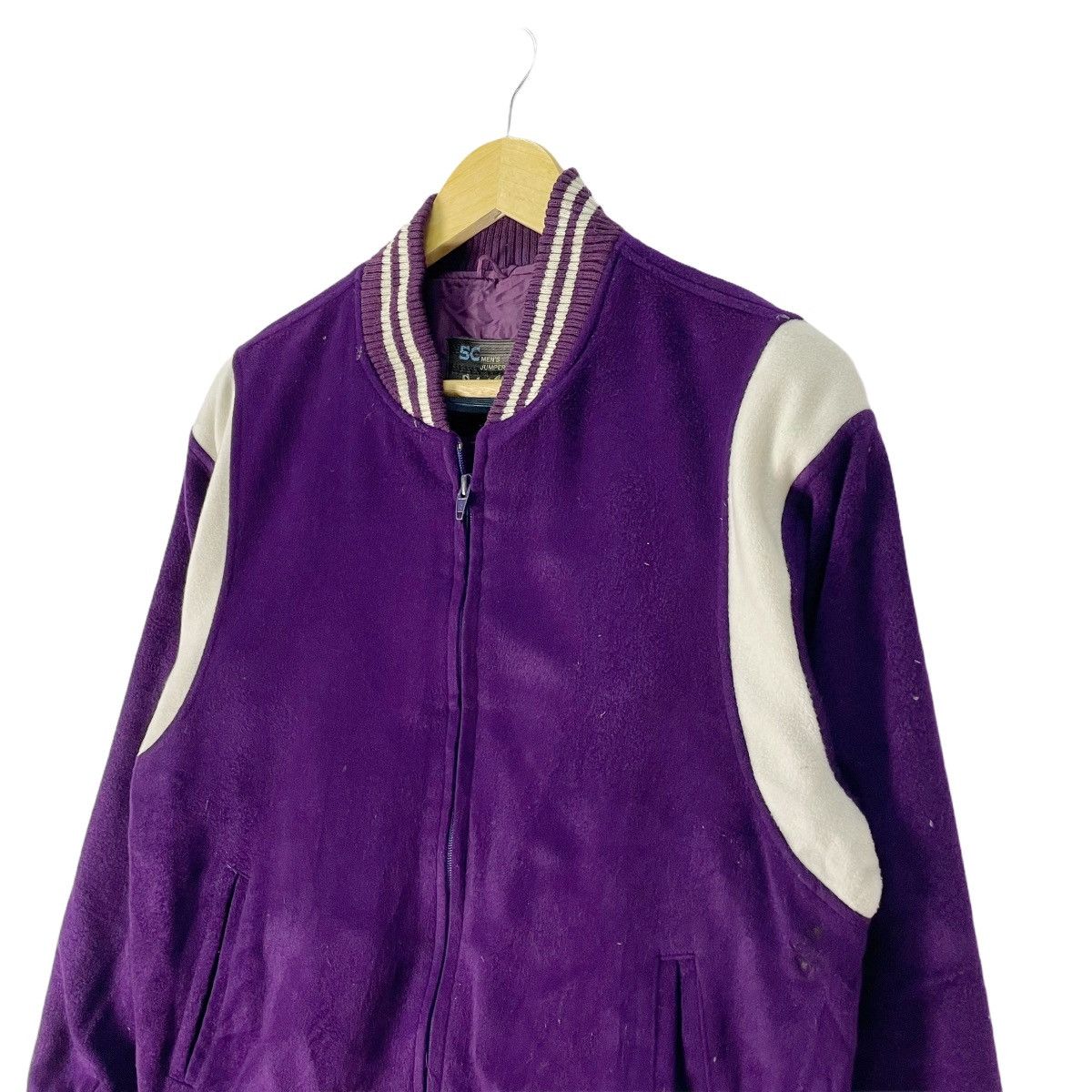 Japanese Brand ❄️SAINT CLAIL Acrylic Varsity Zipper Jacket Size US M / EU 48-50 / 2 - 4 Thumbnail