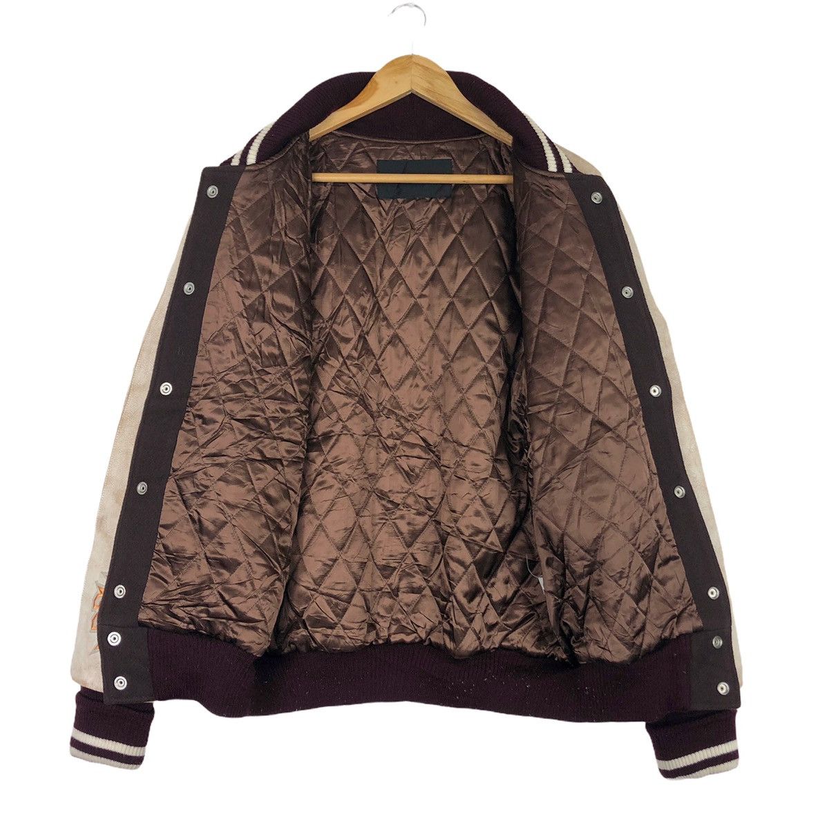 TMT 🔥TMT Japan 🇯🇵 AW2004 Big Holiday Varsity Leather Jacket Size US L / EU 52-54 / 3 - 8 Thumbnail