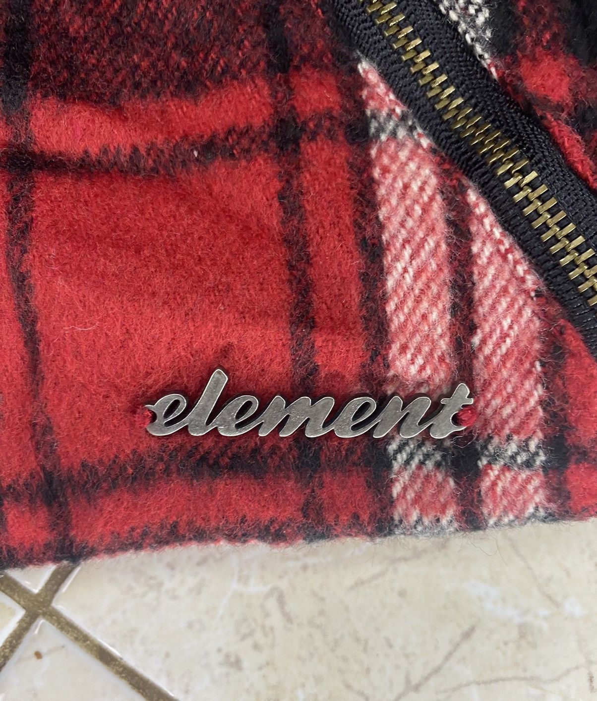 If Six Was Nine Element Plaid Tartan Studded Double-Collar Biker Jacket Size US S / EU 44-46 / 1 - 10 Thumbnail