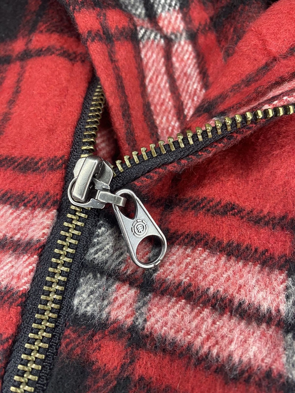 If Six Was Nine Element Plaid Tartan Studded Double-Collar Biker Jacket Size US S / EU 44-46 / 1 - 12 Thumbnail