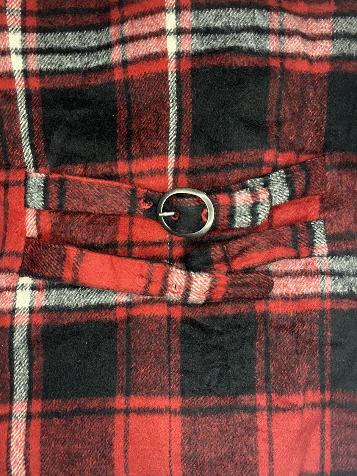 If Six Was Nine Element Plaid Tartan Studded Double-Collar Biker Jacket Size US S / EU 44-46 / 1 - 15 Thumbnail