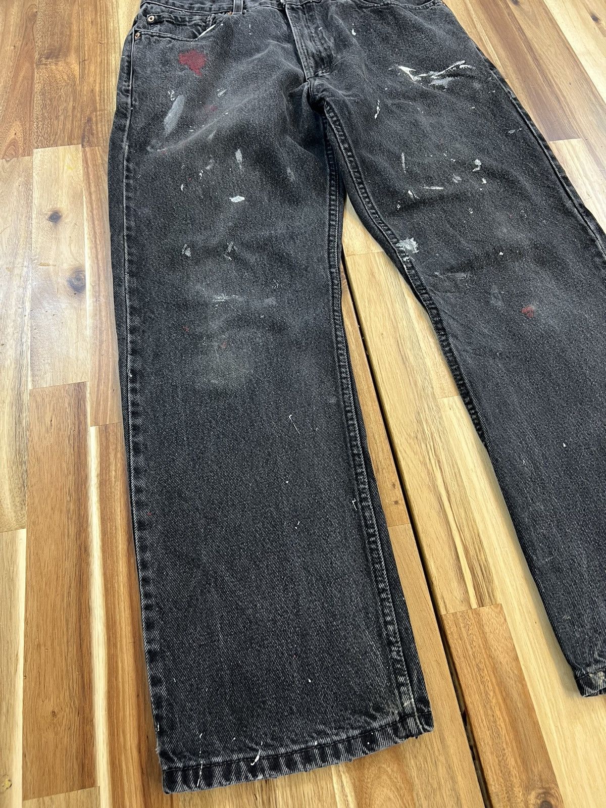 Levi's Vintage Levis 505 Painted Denim Jeans Size US 33 - 5 Thumbnail