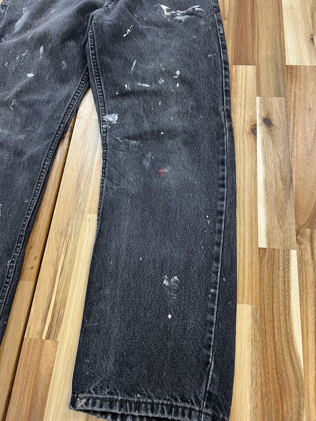 Levi's Vintage Levis 505 Painted Denim Jeans Size US 33 - 4 Thumbnail