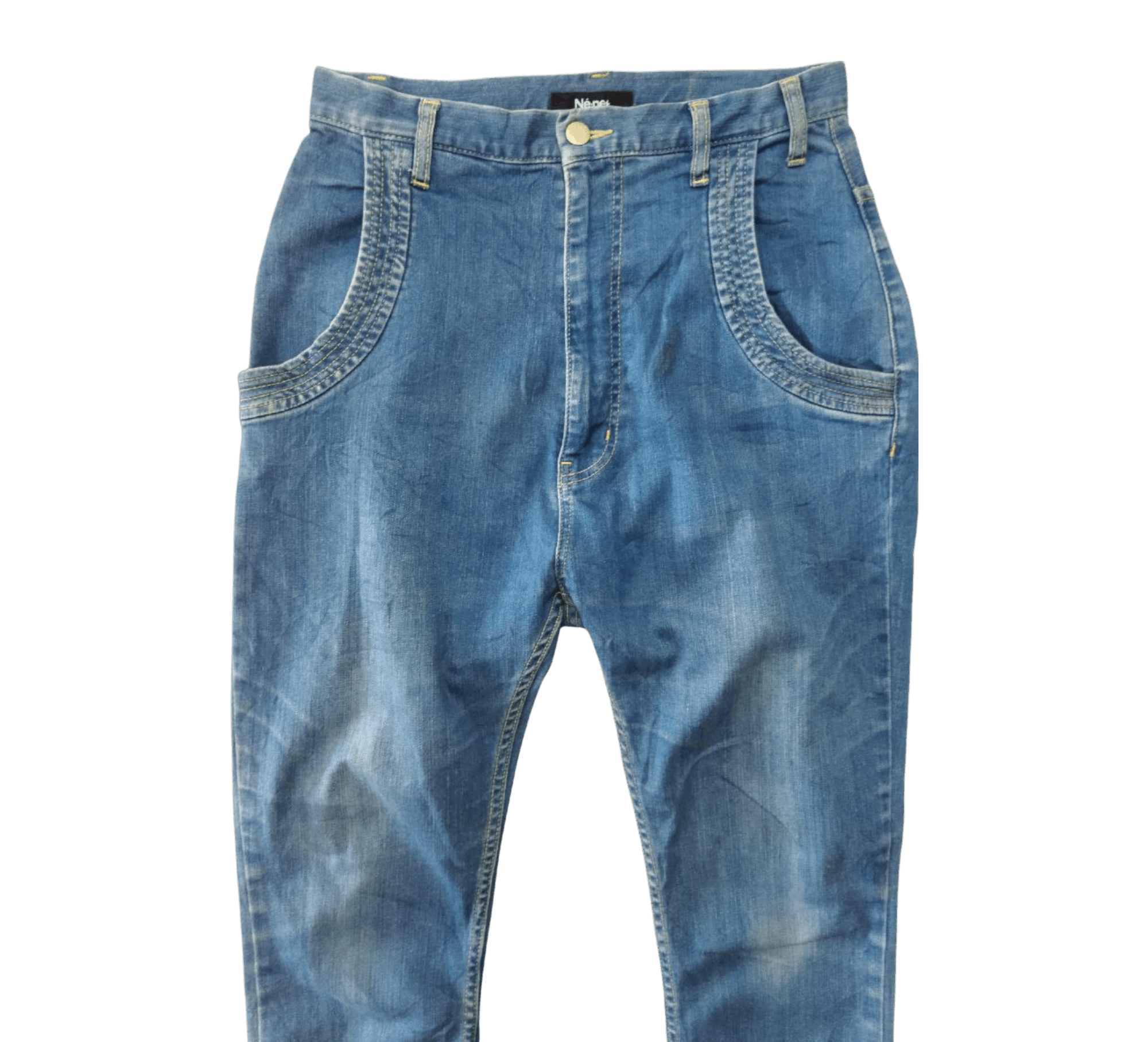 Issey Miyake Vintage Ne-net Issey Miyake High Rise Skinny Leg Jeans Size US 29 - 4 Thumbnail