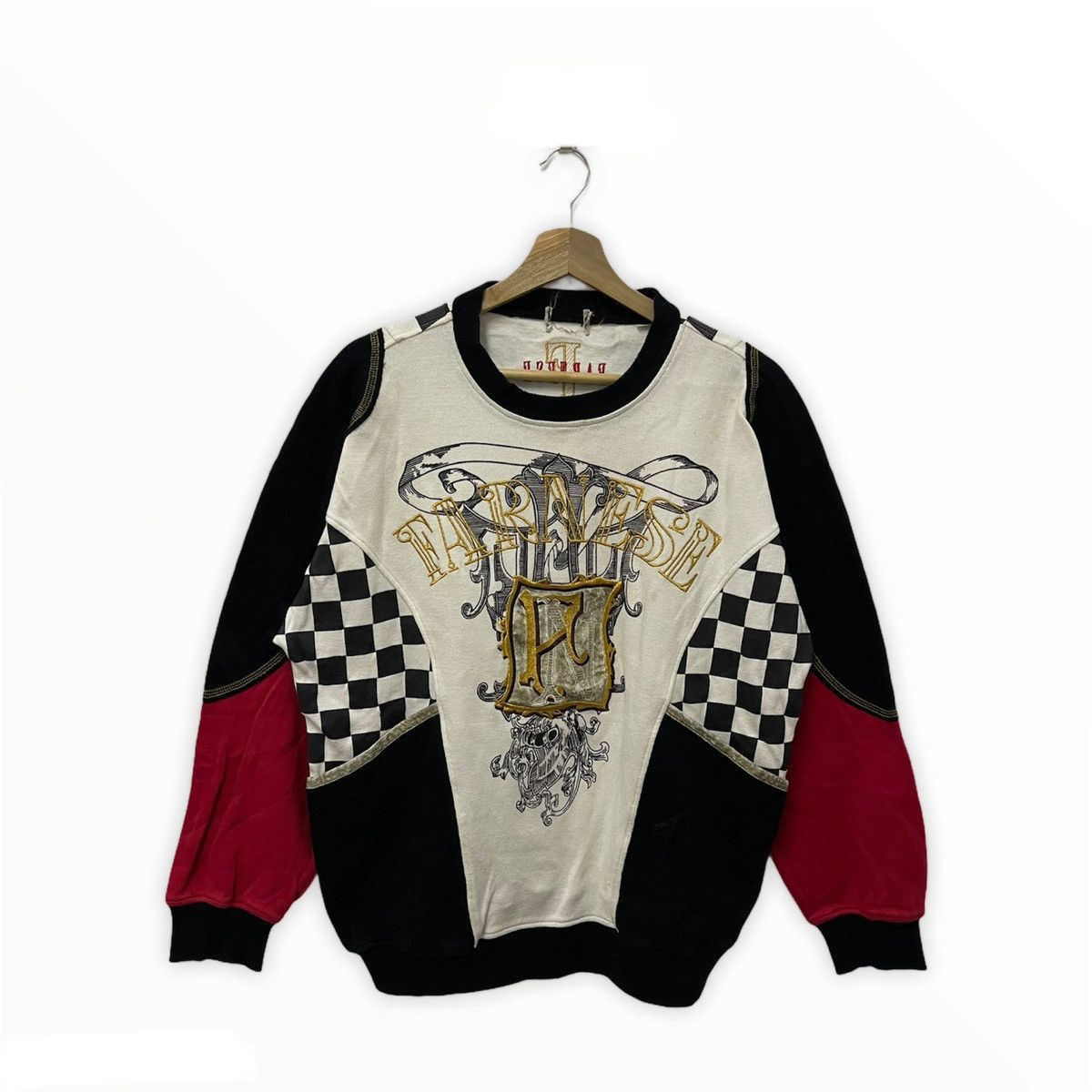 Japanese Brand × Vintage Vintage Farnese Spell Out Embroidery Sweatshirt Size US L / EU 52-54 / 3 - 1 Thumbnail