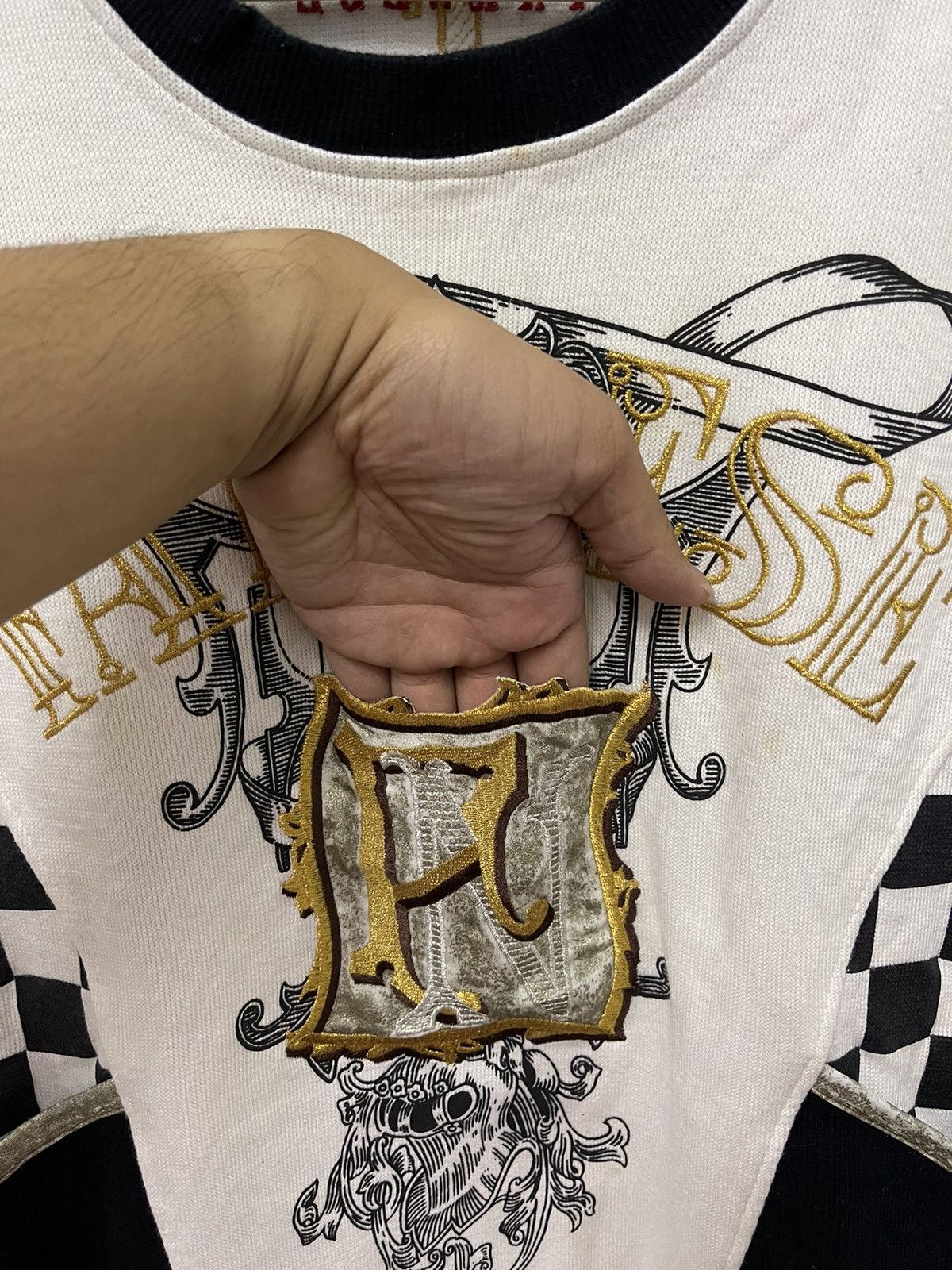 Japanese Brand × Vintage Vintage Farnese Spell Out Embroidery Sweatshirt Size US L / EU 52-54 / 3 - 3 Thumbnail