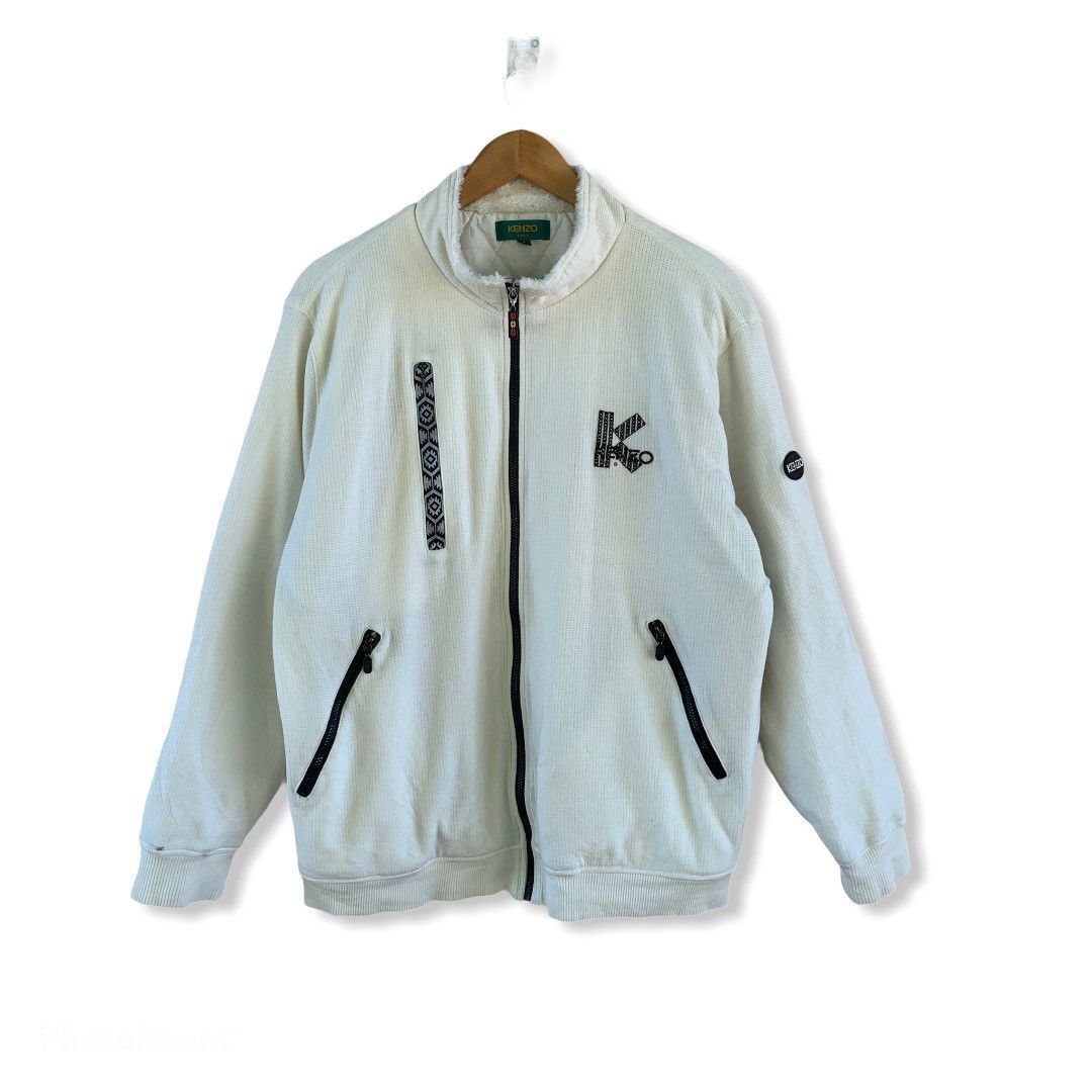Kenzo Kenzo Golf Embroided Big Logo Quilted Jacket Size US L / EU 52-54 / 3 - 2 Thumbnail