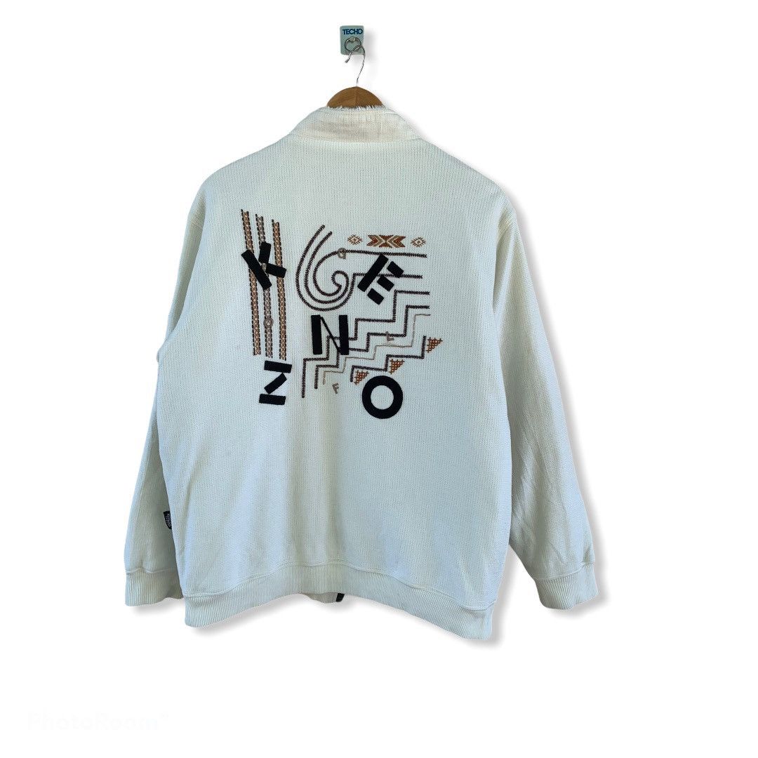 Kenzo Kenzo Golf Embroided Big Logo Quilted Jacket Size US L / EU 52-54 / 3 - 1 Thumbnail
