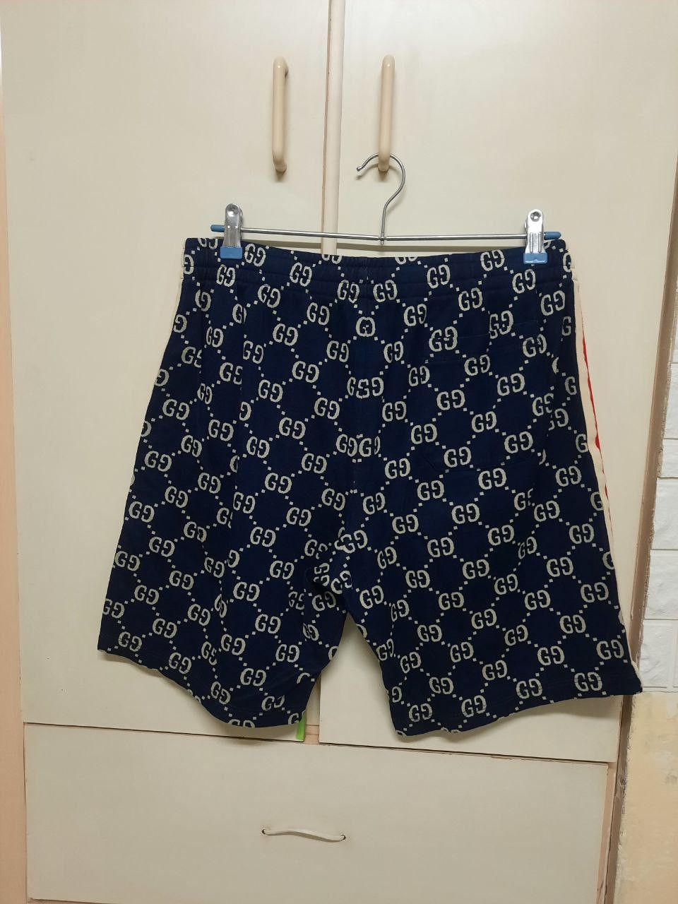Gucci GG Jacquard Technical Stripe Track Shorts Size US 30 / EU 46 - 2 Thumbnail