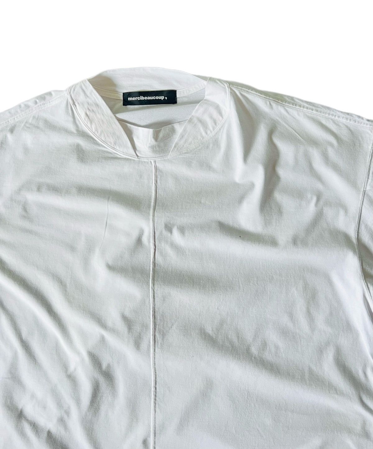 Issey Miyake Mercibeaucoup Issey Miyake Plain White Tee Size US XL / EU 56 / 4 - 8 Thumbnail