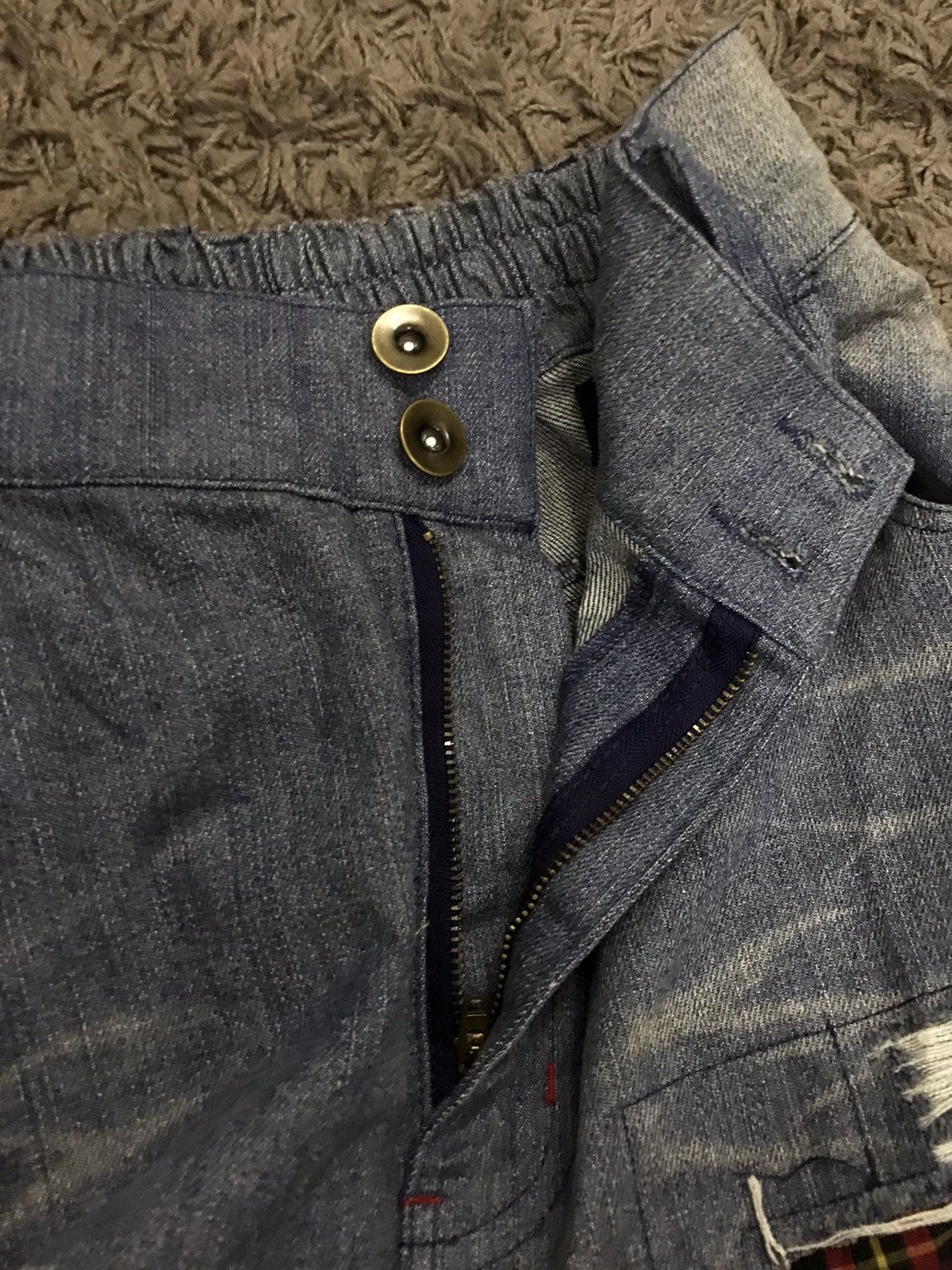 Japanese Brand × Jean Kurt Cobain Patchwork Baggy Jean Size US 32 / EU 48 - 4 Thumbnail