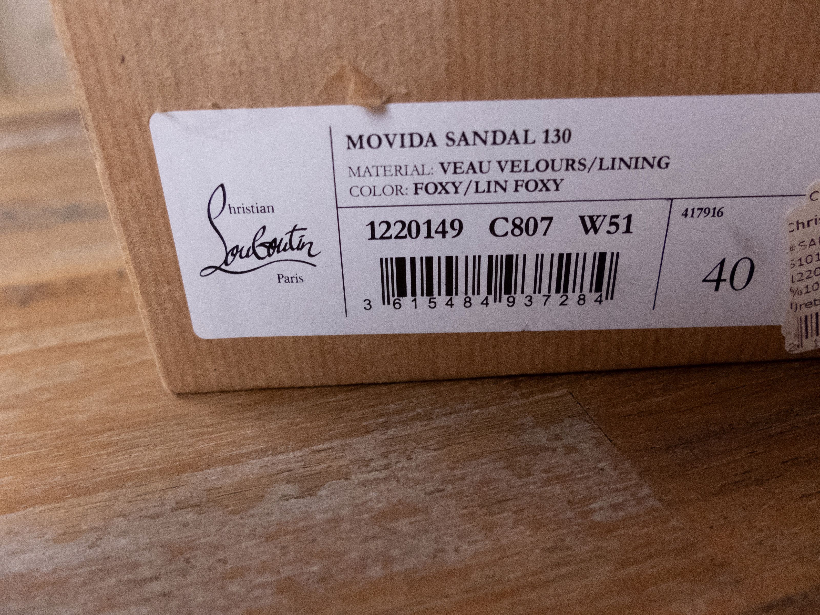 Christian Louboutin CHRISTIAN LOUBOUTIN Movida foxy suede platform sandals 10 40 Size US 10 / IT 40 - 11 Thumbnail