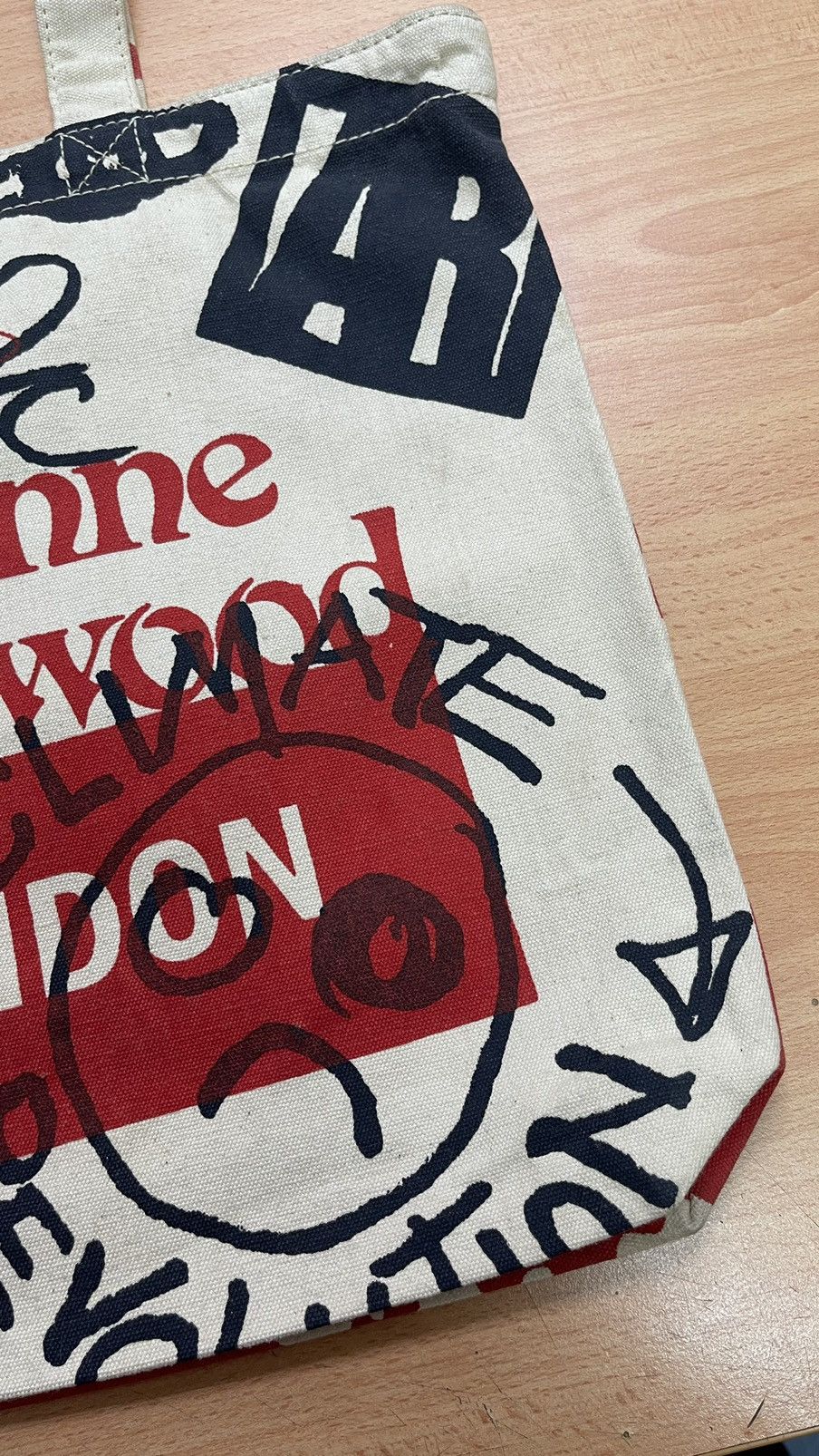 Seditionaries Rare Full Print Artwork Vivienne Westwood Tote Bag Size ONE SIZE - 4 Thumbnail