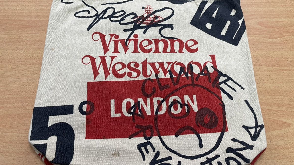 Seditionaries Rare Full Print Artwork Vivienne Westwood Tote Bag Size ONE SIZE - 3 Thumbnail