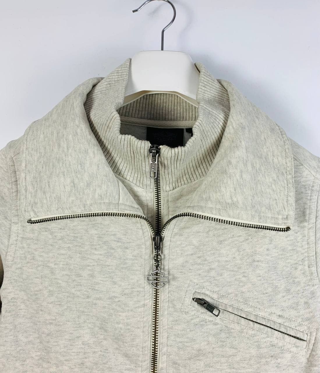 Harley Davidson Harley Davidson jacket grey cotton M Size M / US 6-8 / IT 42-44 - 2 Thumbnail