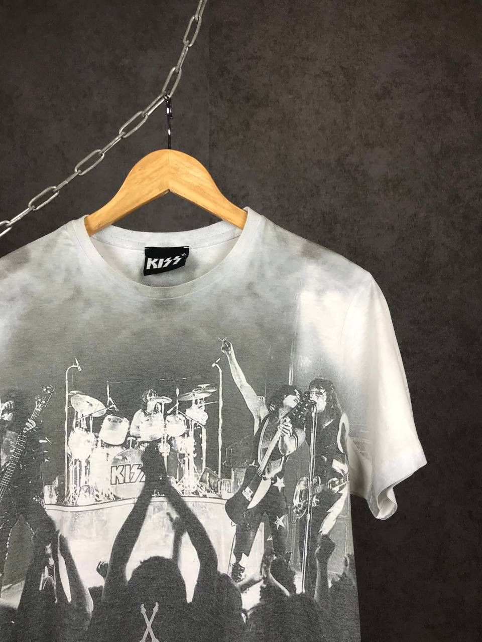 Band Tees × KISS × Vintage Kiss vintage rock band overprinted tee Size US M / EU 48-50 / 2 - 2 Thumbnail