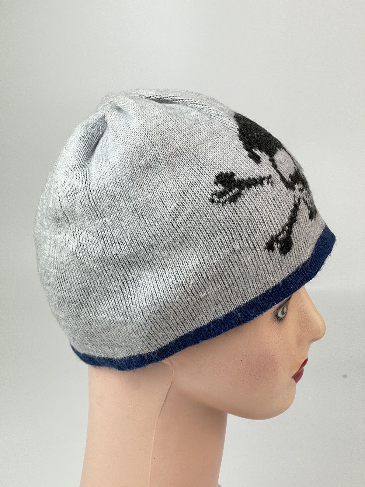 Japanese Brand Skull Crossbone Beanie Hats Snow Caps Size ONE SIZE - 4 Thumbnail