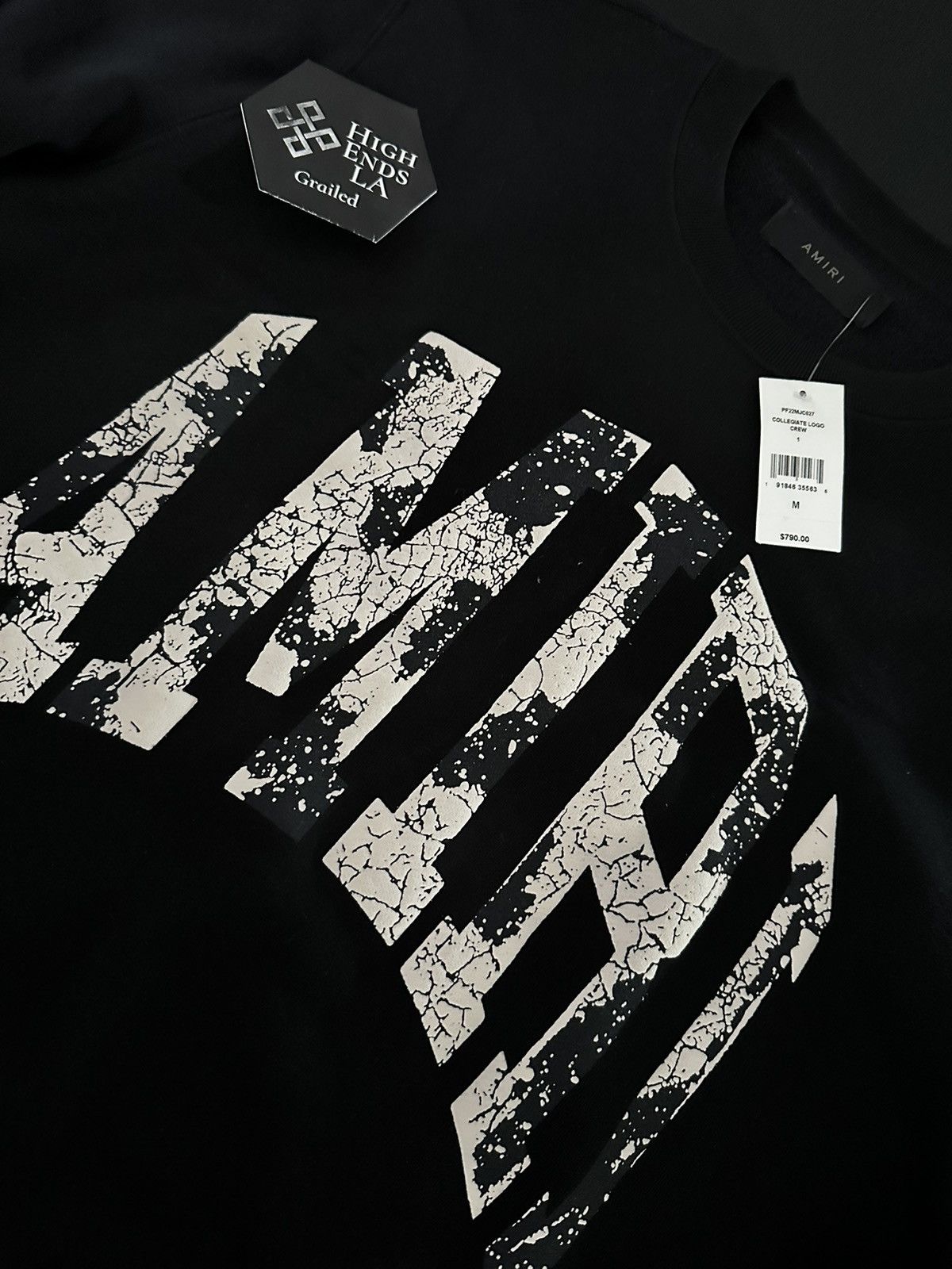 Amiri Collegiate Logo Sweater