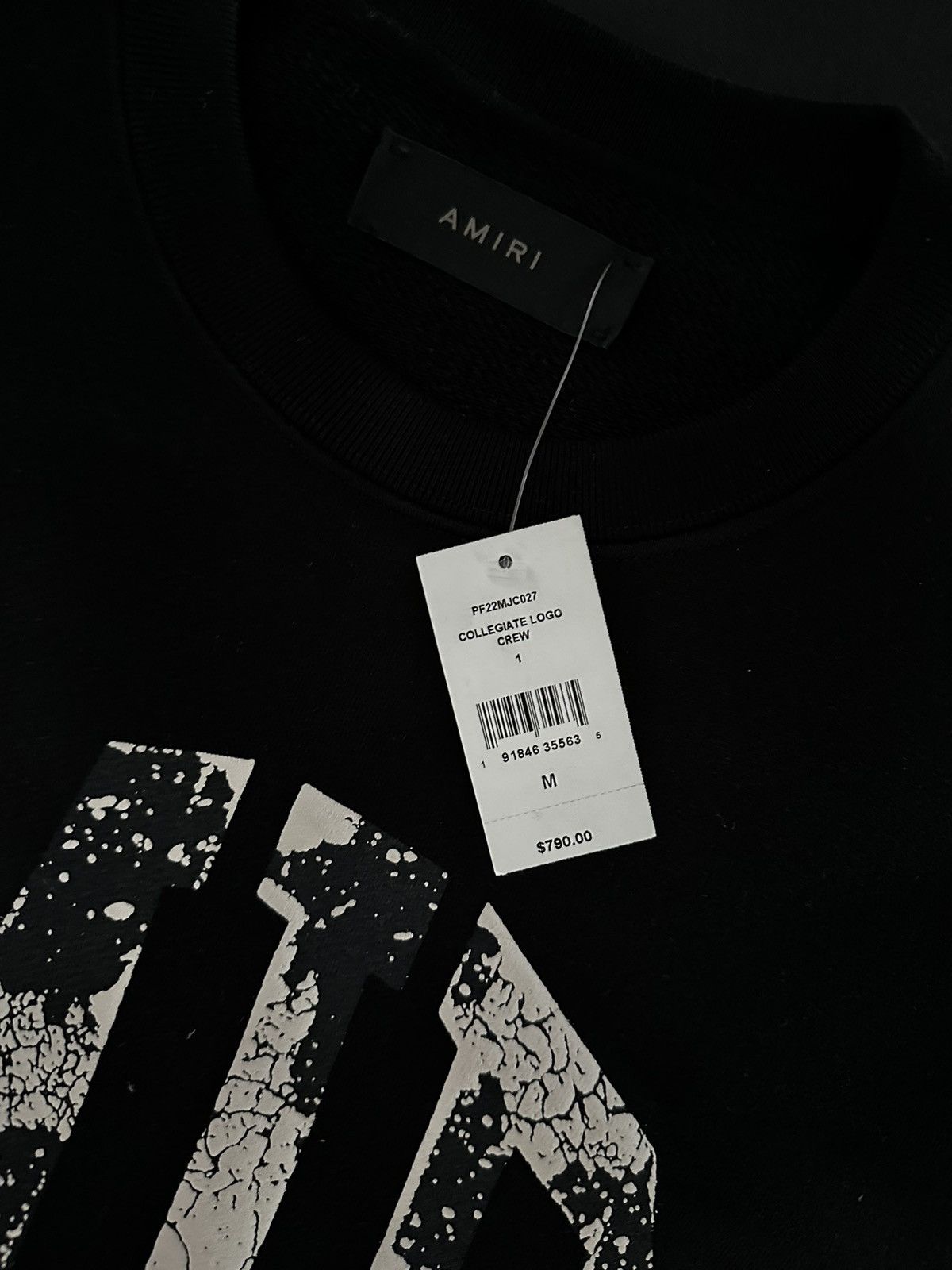 Amiri Collegiate Logo Sweater