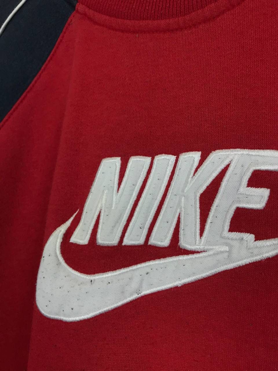 Nike × Vintage Nike swoosh streetwear vintage sweatshirt Size US L / EU 52-54 / 3 - 6 Thumbnail