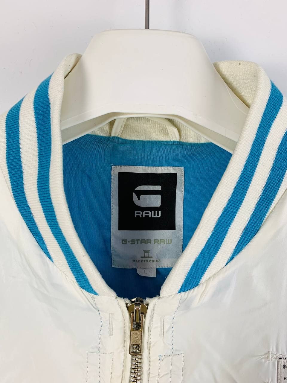 G-Star Gstar / G Star RAW light jacket white L Size US L / EU 52-54 / 3 - 2 Thumbnail