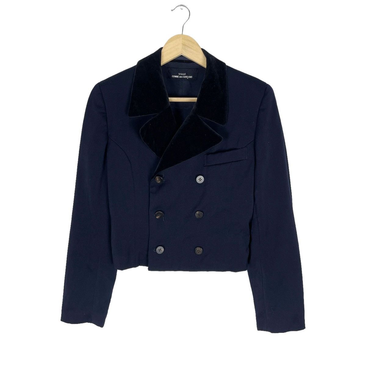 ?80s COMME DES GARCONS TRICOT AW1989 CROPPED JACKET