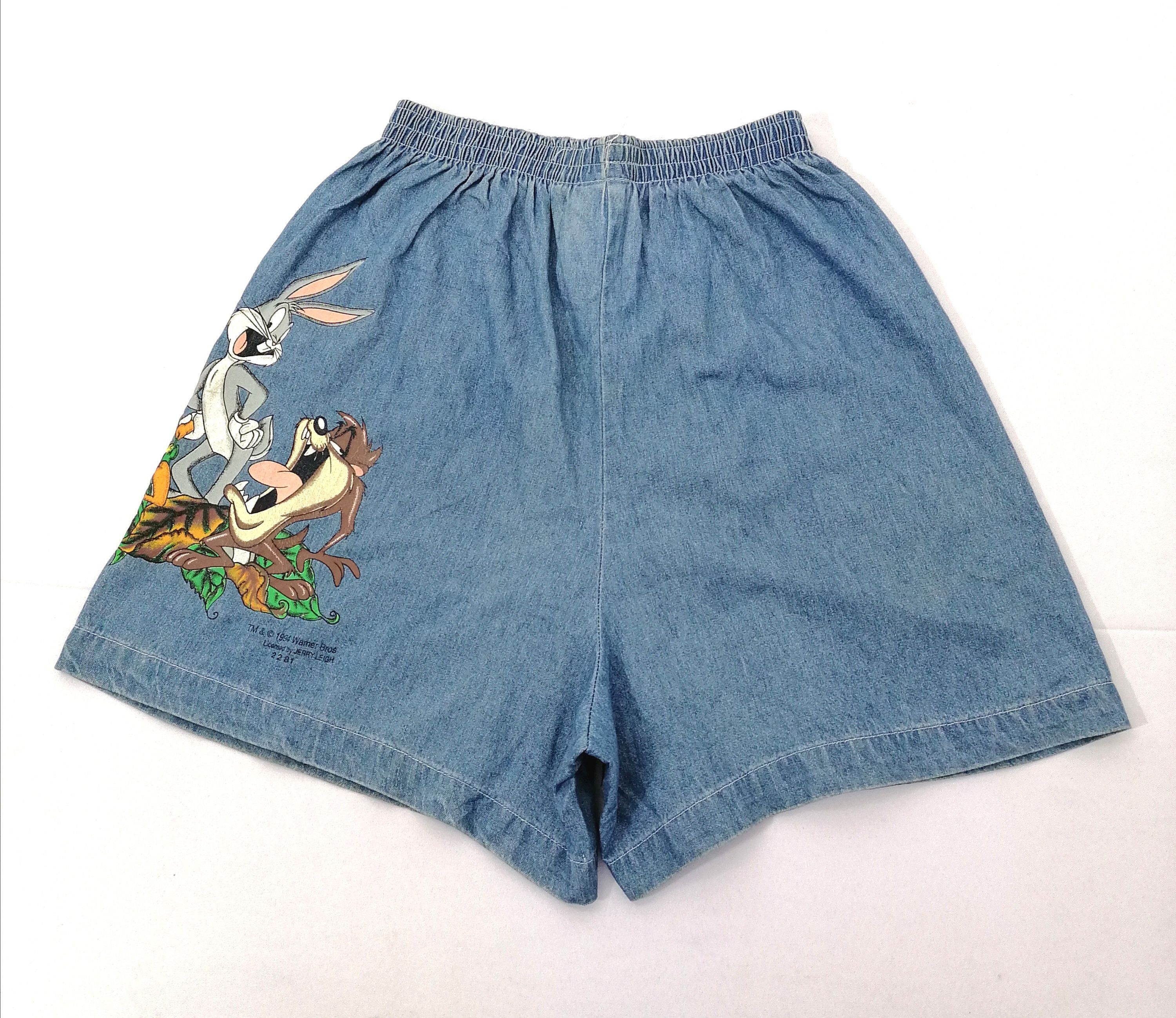 Cartoon Network × Vintage × Warner Bros Looney Tunes Short Denim Size US 40 / EU 56 - 2 Thumbnail