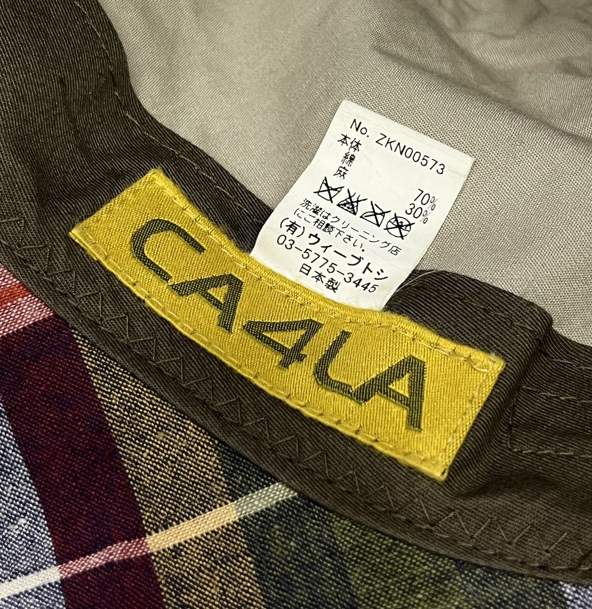CA4LA 🔥CA4LA Japanese Hat Designer Layered Check Bucket Hat KPOP Size ONE SIZE - 7 Thumbnail