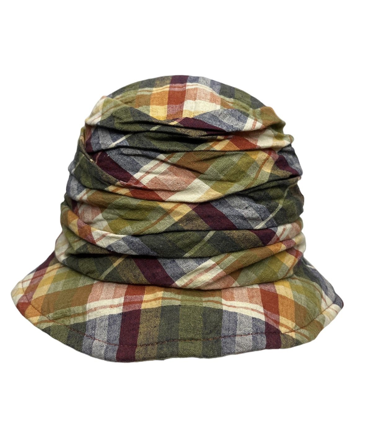 CA4LA 🔥CA4LA Japanese Hat Designer Layered Check Bucket Hat KPOP Size ONE SIZE - 5 Thumbnail