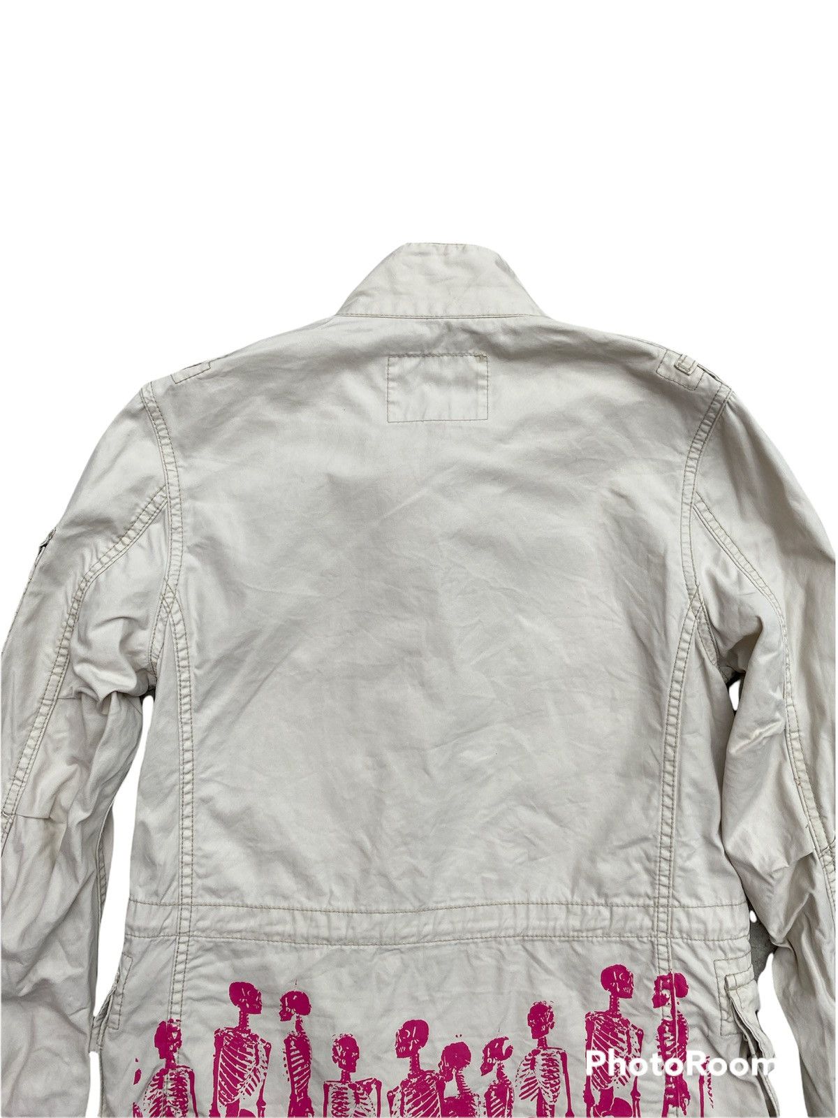 Hysteric Glamour × Japanese Brand 90’s Hysteric Glamour Too Fucked To Drunk Skull Parka Jacket Size US S / EU 44-46 / 1 - 6 Thumbnail