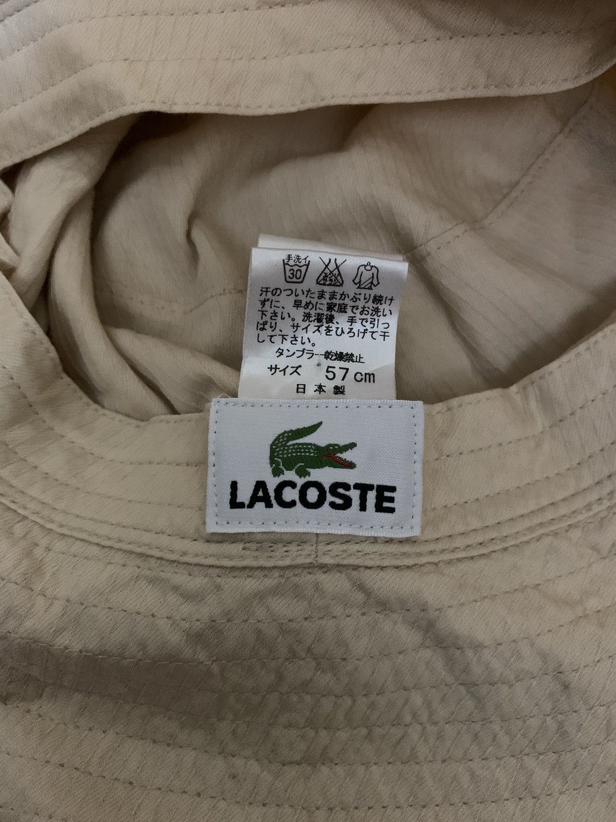 Japanese Brand × Lacoste × Vintage ❤️‍🔥SENDOFFERS❤️‍🔥 Lacoste Summer Bucket Hats Size ONE SIZE - 4 Thumbnail