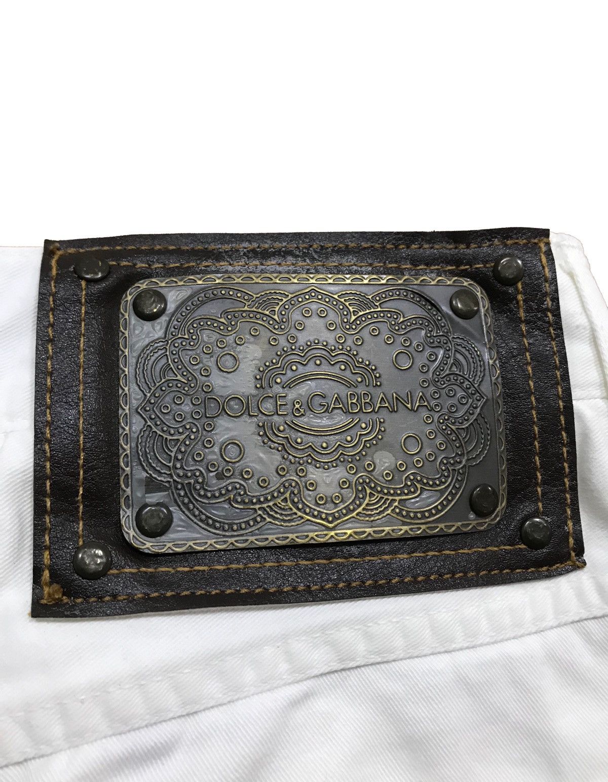 Dolce & Gabbana Archive!! SS03 Damaged Denim Size US 31 - 6 Thumbnail